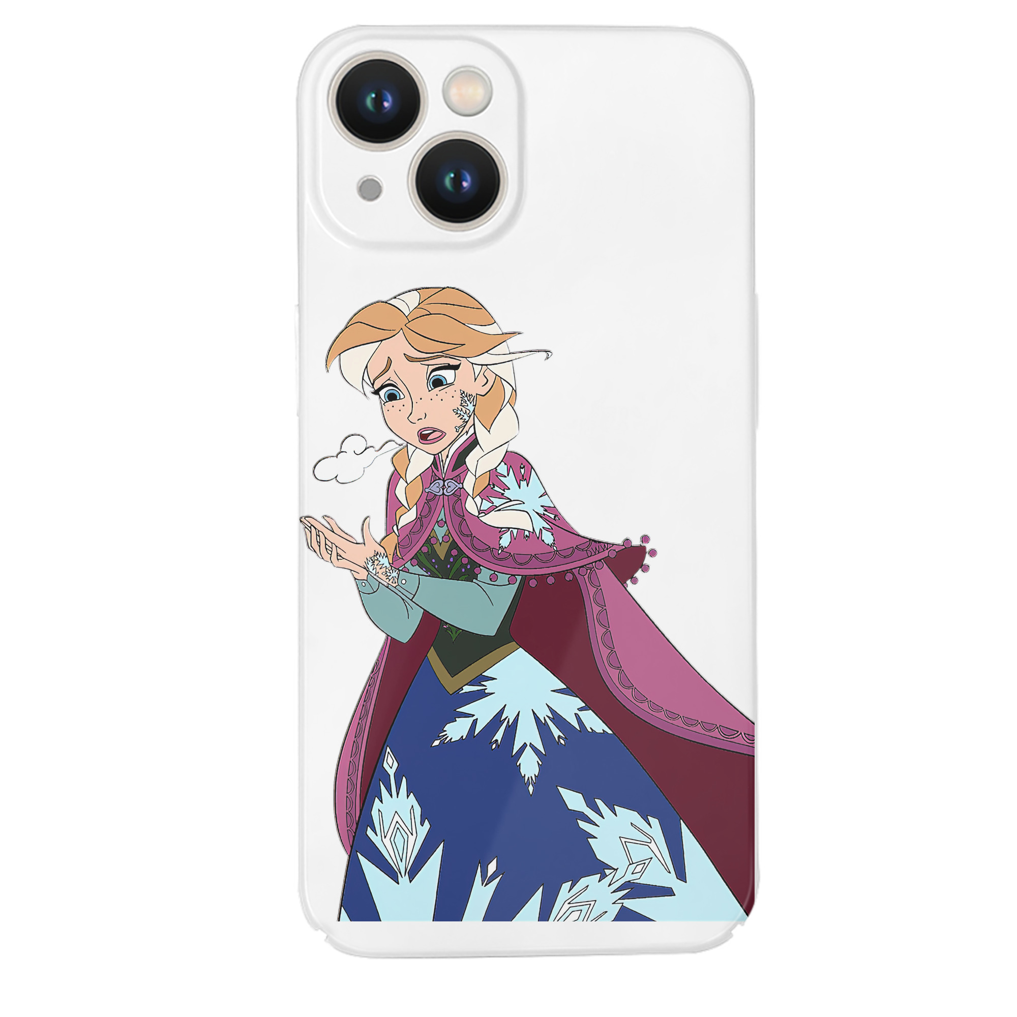 （画像用） アナと雪の女王 アンナ エルサ Frozen Anna Elsa 【iPhone 14シリーズ対応】ハードケース